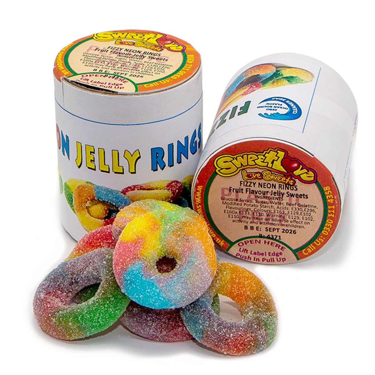Fizzy Neon Jelly Rings.