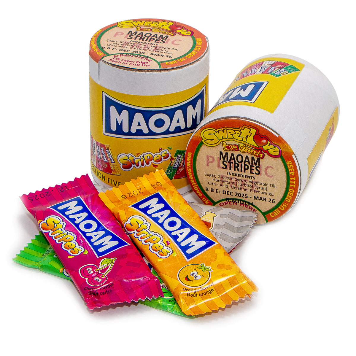 Haribo Maoam Stripes.