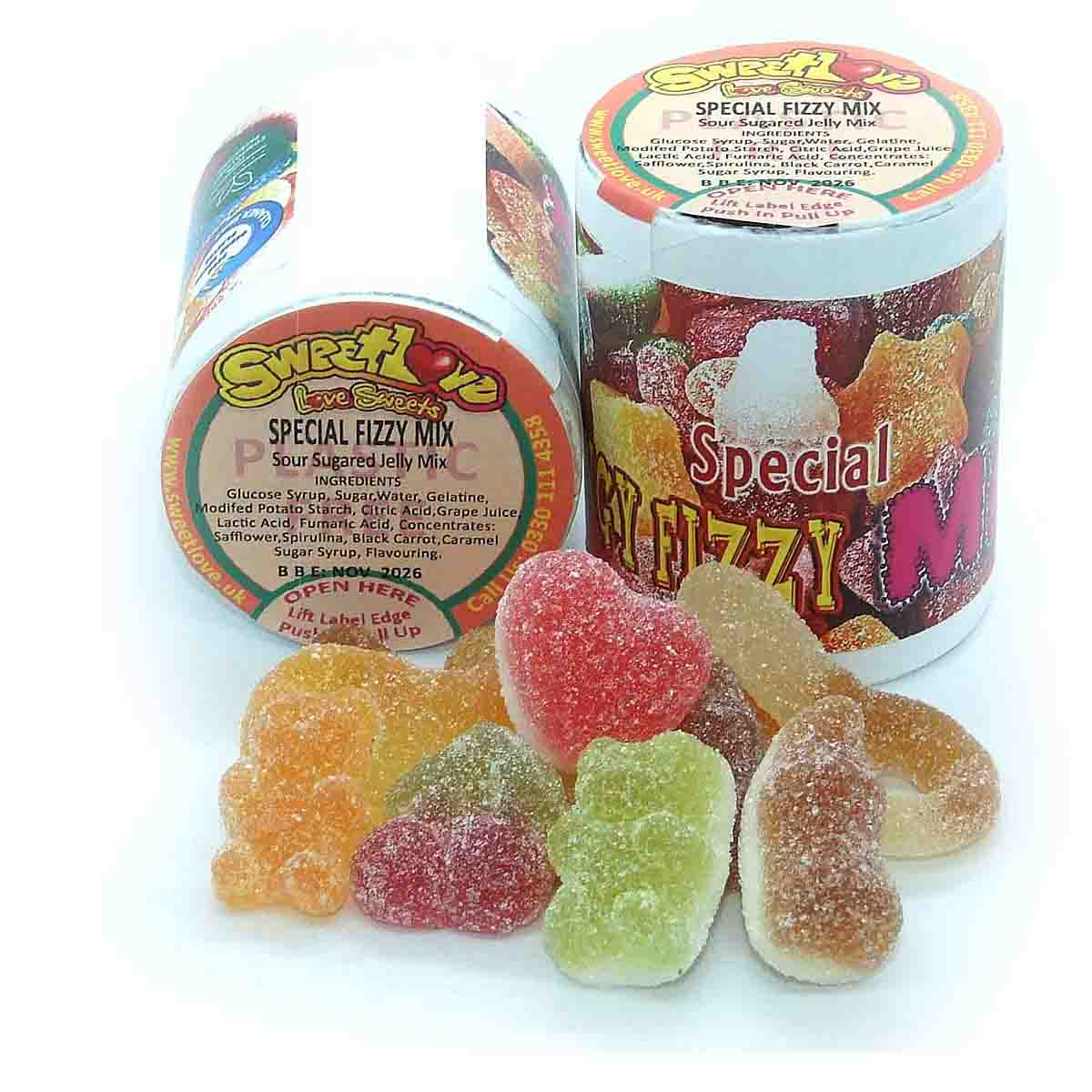 Tangy, Fizzy, Sour Mix.