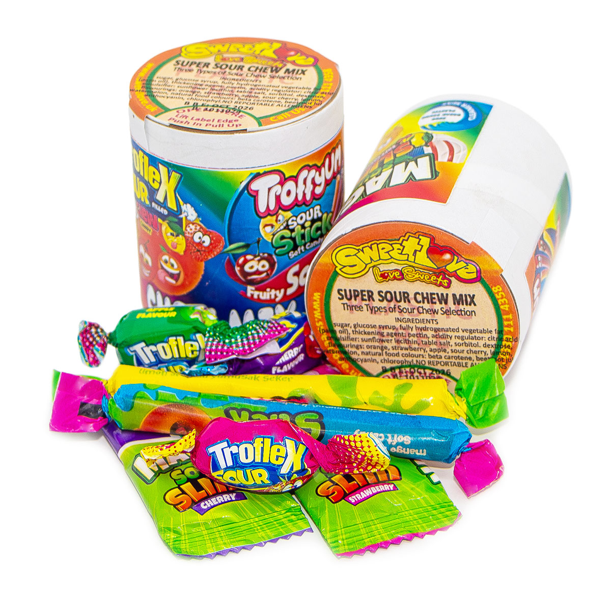Super Sour Chewy Mix.